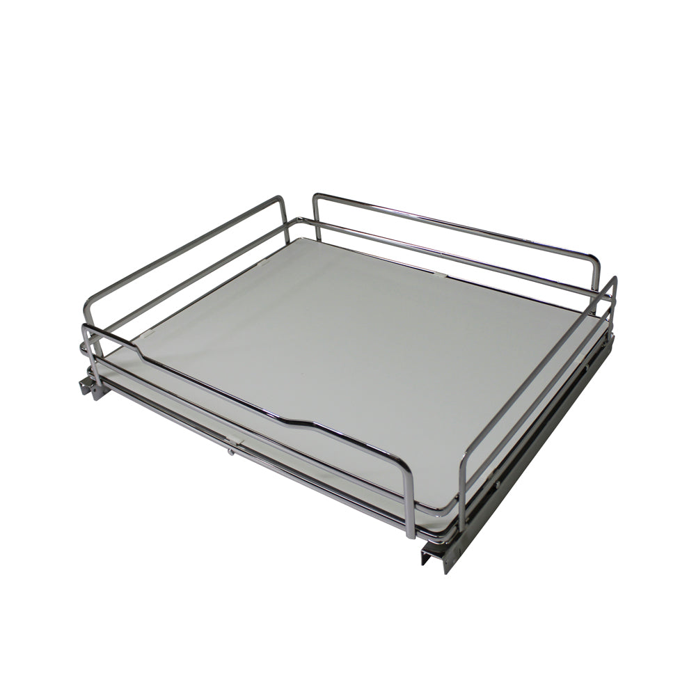 Pullout Drawer Flat Wire Chrome Basket Silent System for 60cm