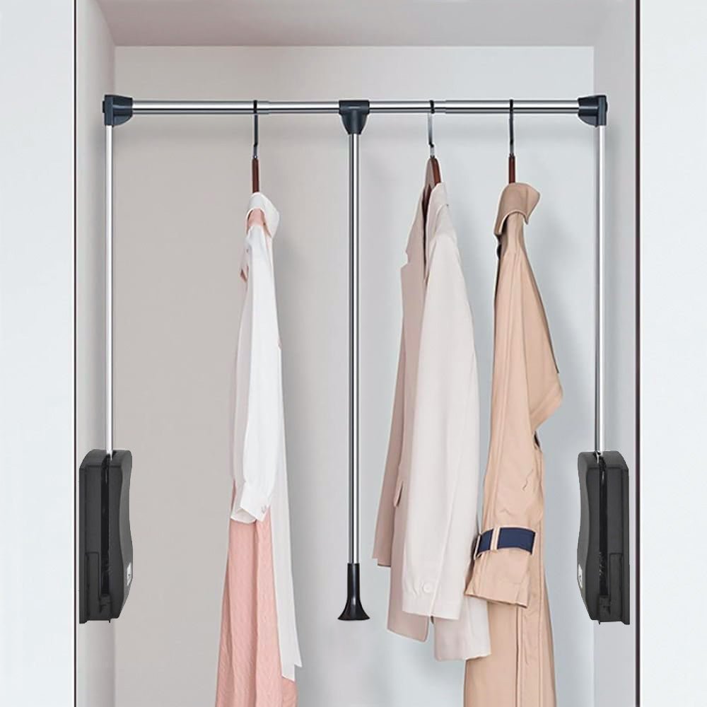 Unihopper Soft Closing Wardrobe Pull-down Hanger in UAE – MeeraMore