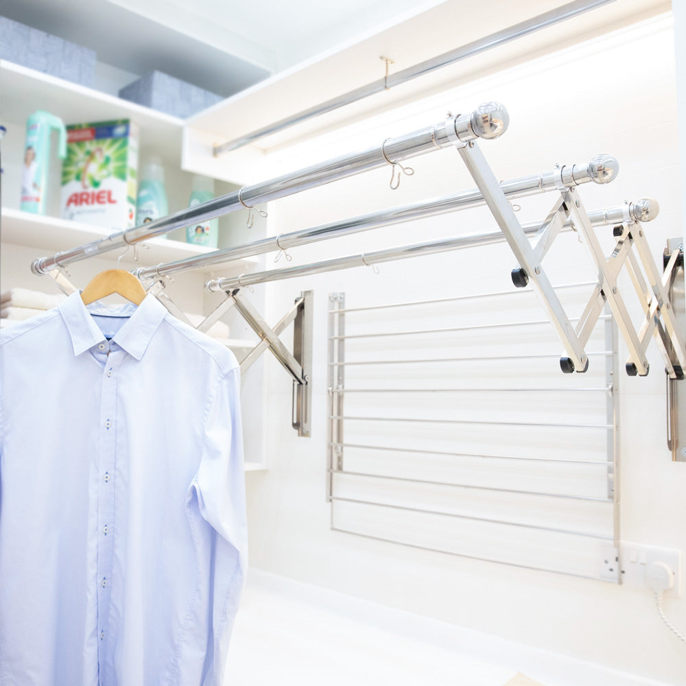 Buy Wall Mounted Adjustable Clothes Drying Rack in UAE at Best