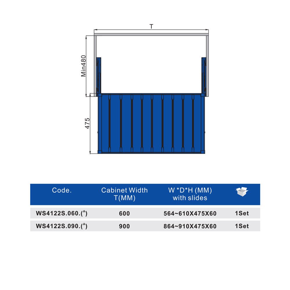 Unihopper Pull-out, Soft Closing Trouser Rack for Wardrobe Closet ...