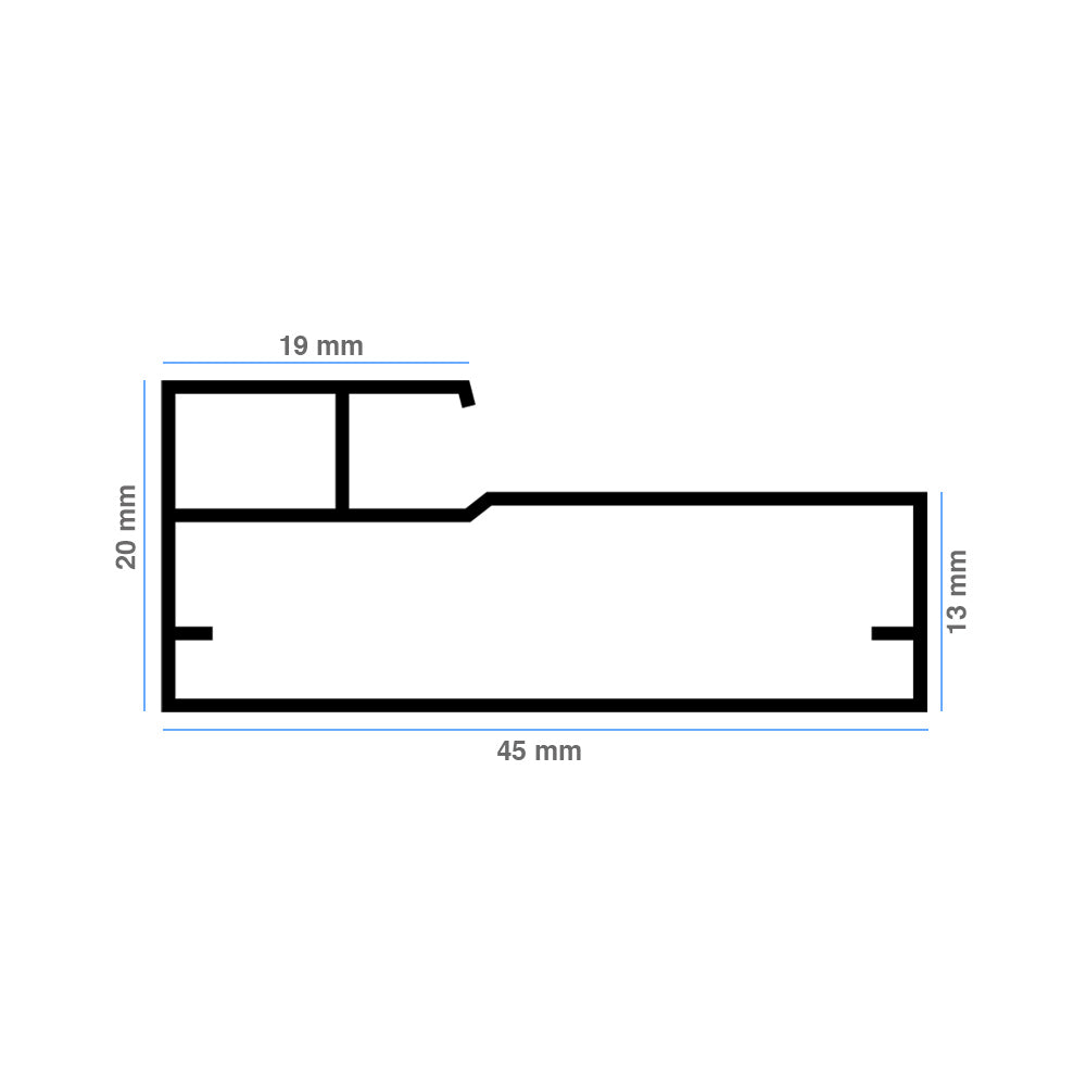 Aluminum Door Frame Shining 2.7 Meters – MeeraMore