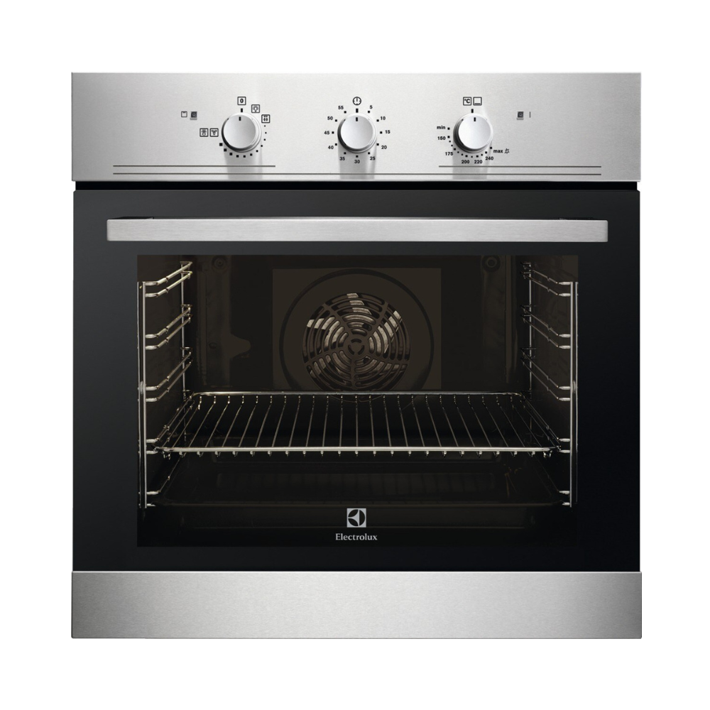 Electrolux 60cm Built In Gas Oven with Grill and Rotating Spit Roast EOG1102COX - 68Ltrs
