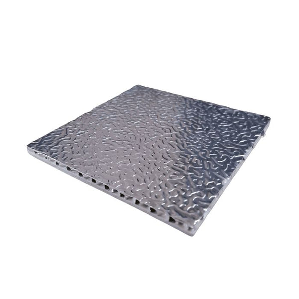 SPC Aluminum Honeycomb Panel, 1220 x 2750 x 6mm, Extra Reinforced - White / Aluminum Rough