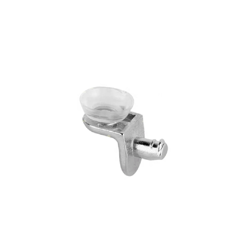 Glass Shelf Holder with Rubber Protection - 100Pcs/ Pack