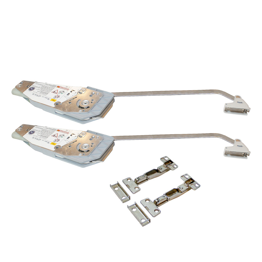 Kessebohmer Double Door Flap Hinge (L+R) with Hinges & Cover 6.8 to 13.5Kg