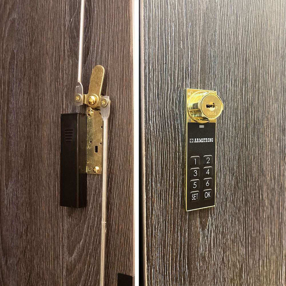 Armstrong Wardrobe Lock with Keypad & Manual Key Protection - Bronze ...