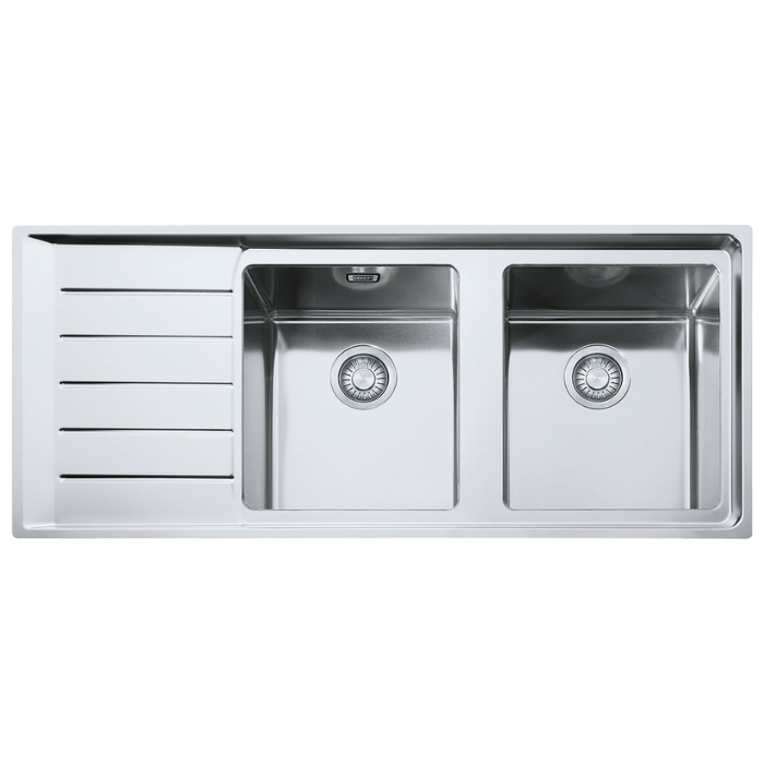 Franke Inset Sink, Neptune Plus NPX 621, Top Mount, 2 Bowl, Stainless Steel Sinks