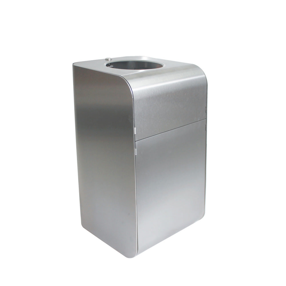 Franke XINX606 30L Free Standing Stainless Steel Waste Bin with Satin Finish and Hinged Top