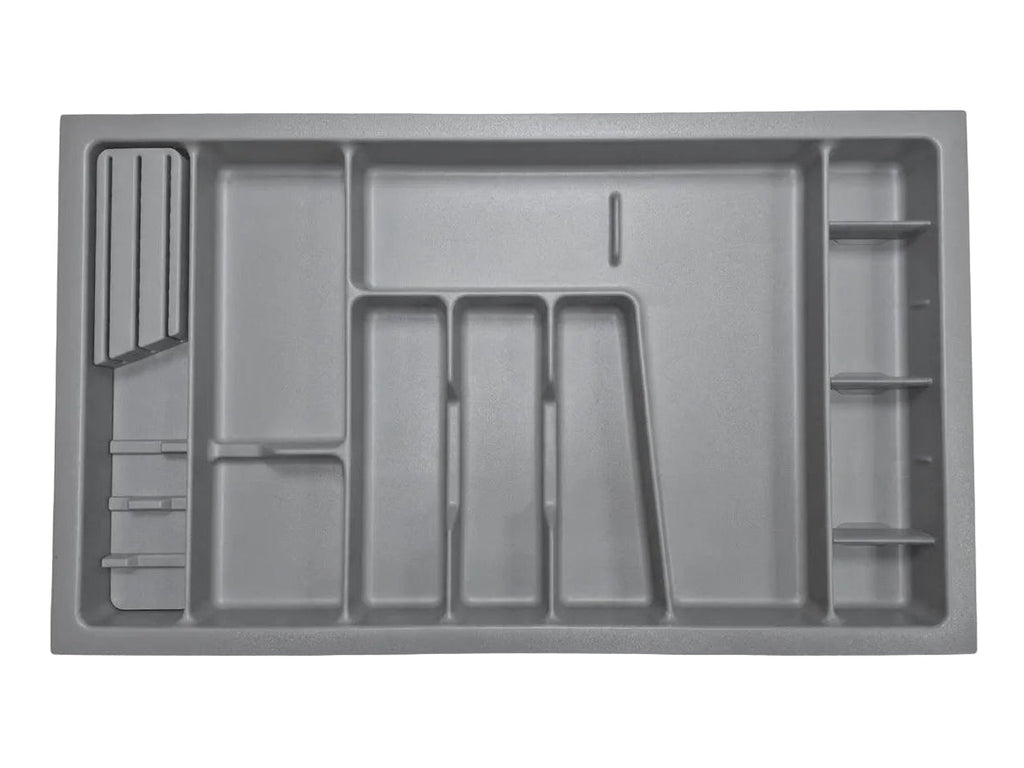 Cutlery Tray for 100cm Drawer - Grey | Kitchen Drawer Organizer & Utensil Storage