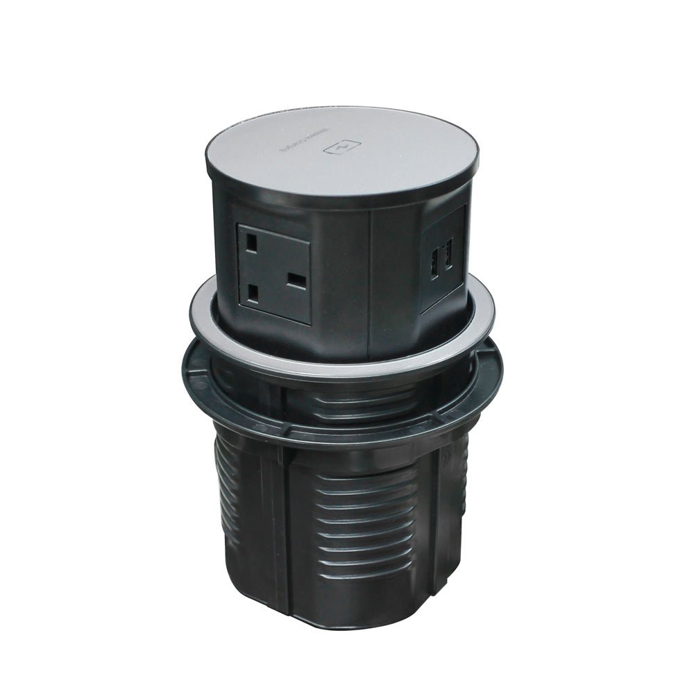 Buy Hydraulic Round Shape Pop-up Socket with Wireless Charger in Dubai ...