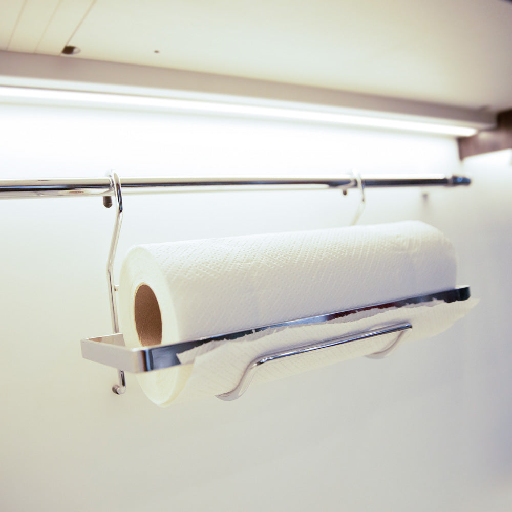 Hanging Paper Towel Holder at Stainless Steel – MeeraMore