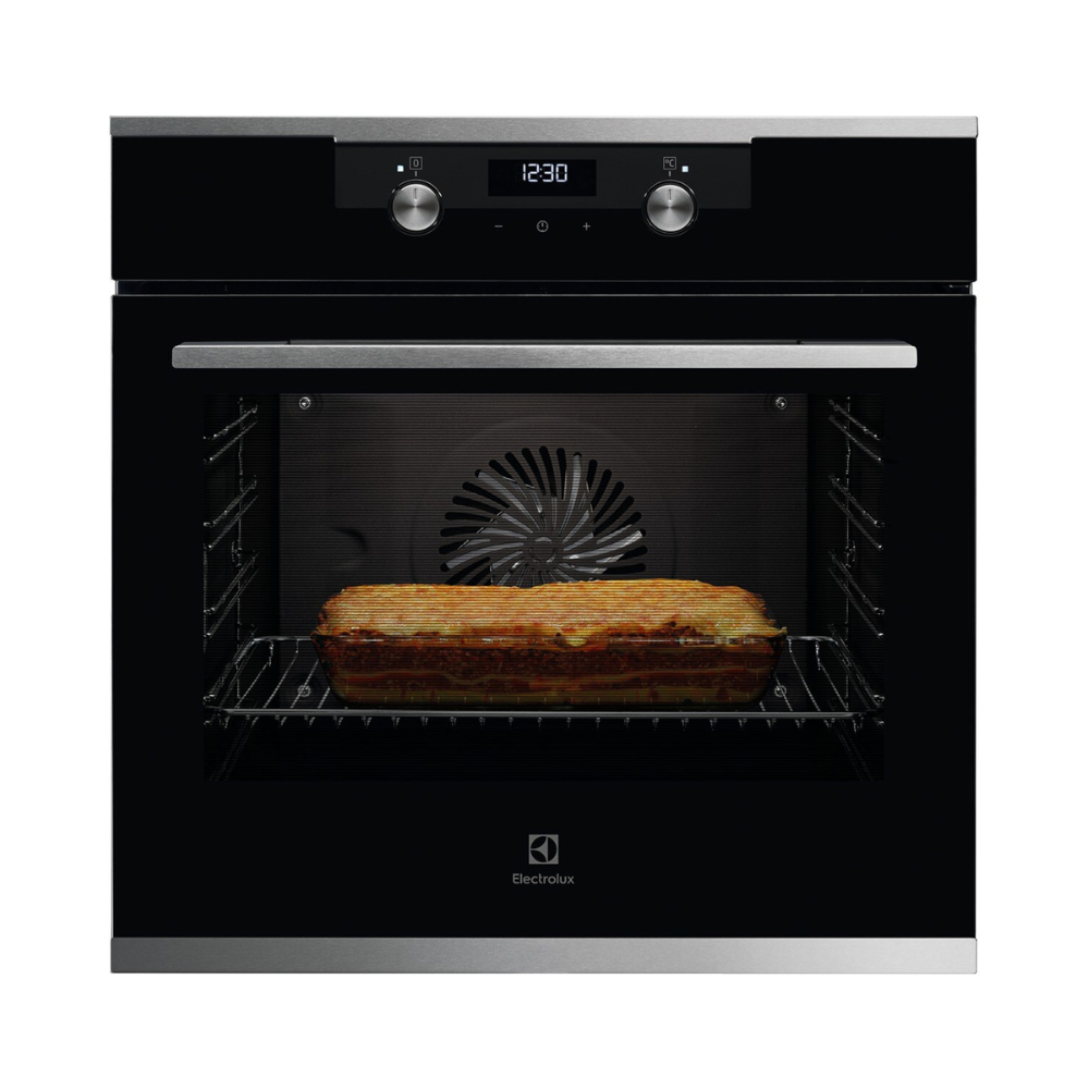 Electrolux 60cm Built In Electric Oven with AquaClean and True Fan Cooking KOFEH70OX - 72Ltrs