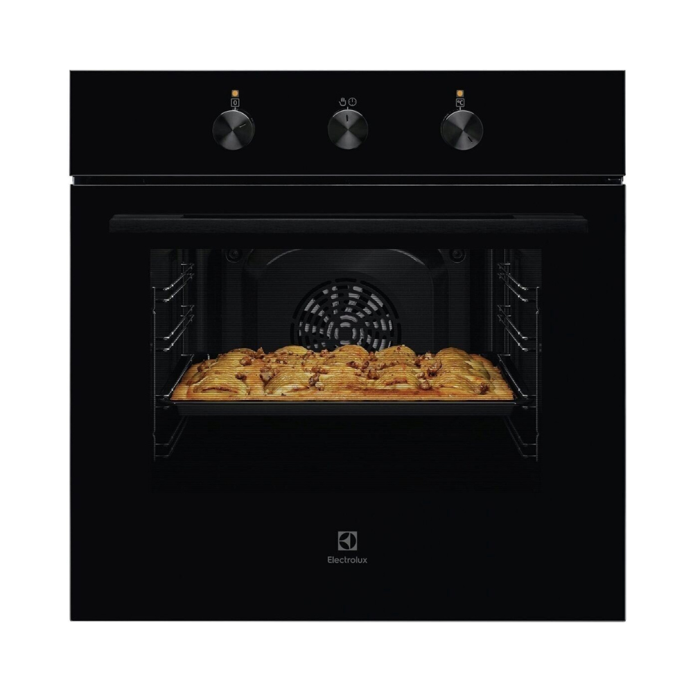 Electrolux 60cm UltimateTaste 300 Built In Electric Oven KOH2H00BK - 65L