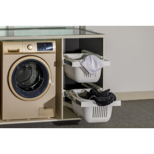Pull-out Laundry Basket 45cm, White