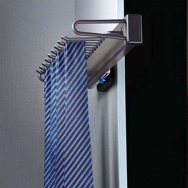 Unihopper Pull-out, Soft Closing Side Mount Tie Rack