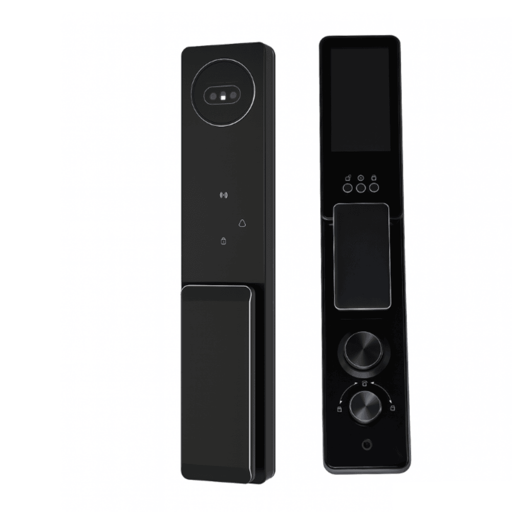 Al Meera Smart Door Lock – Face Recognition, Fingerprint, Password, NFC, App & Bluetooth Access, Black Finish