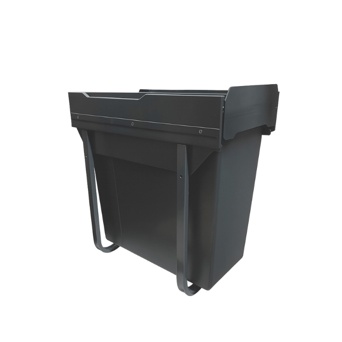 Al Meera Pull-out Waste Bin with 34L Plastic Bucket For 30cm Cabinet - Non Door Mounted