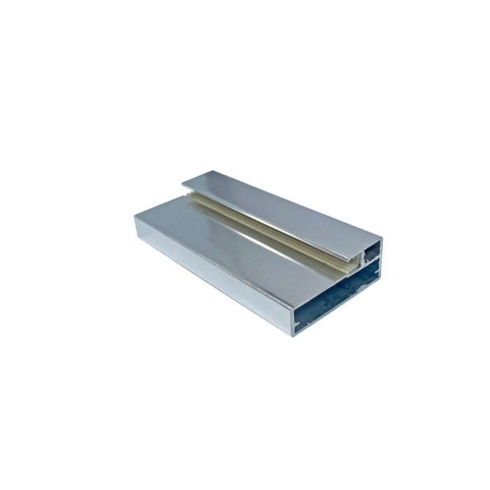 Aluminum Door Frame 45mm, 2.7m - Chrome