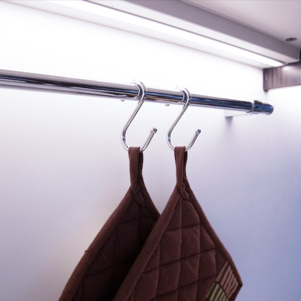 S-Shaped Hooks, utensil holder, hanging shelf