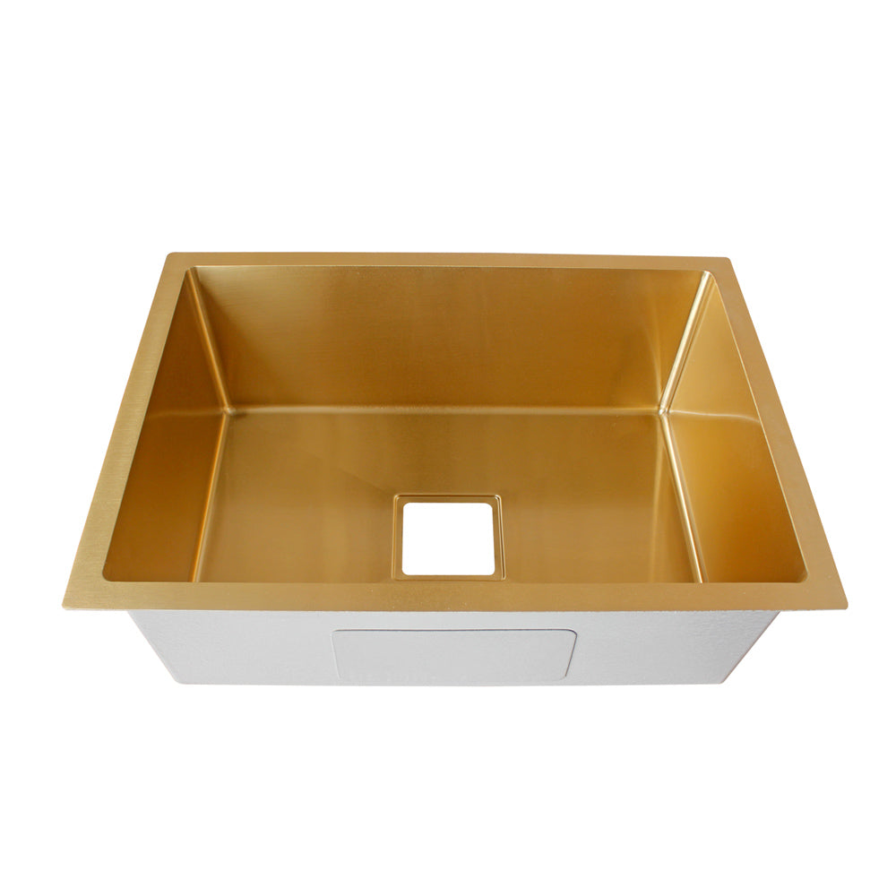 Gold Plated Kitchen Sink Set JR-115, Top Mount, Stainless Steel – MeeraMore